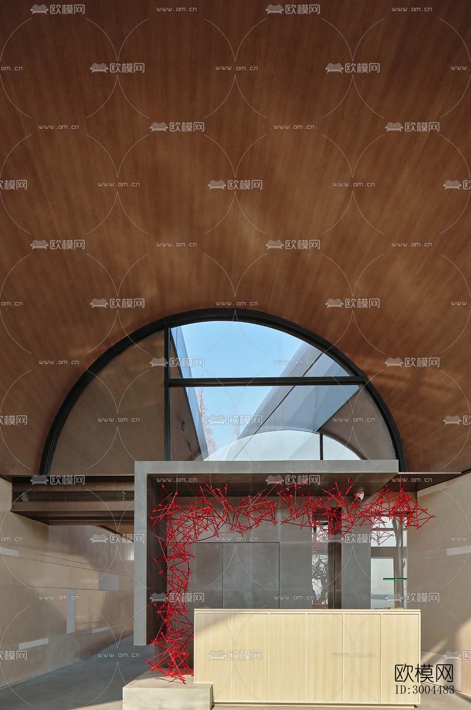 现代酒店民宿效果图下载（渲染图10）