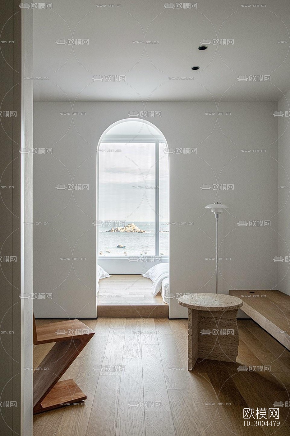 侘寂酒店民宿效果图下载（渲染图4）