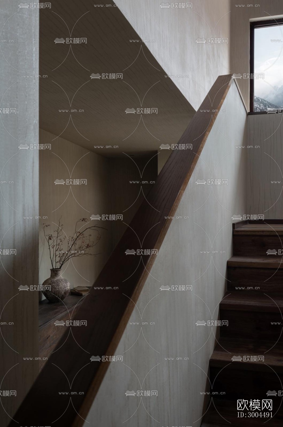 现代酒店民宿效果图下载（渲染图14）