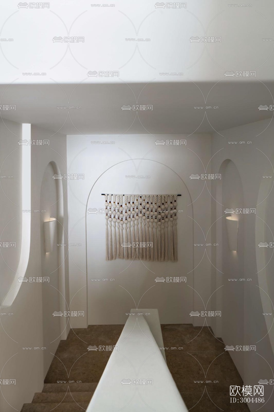 现代酒店民宿效果图下载（渲染图3）