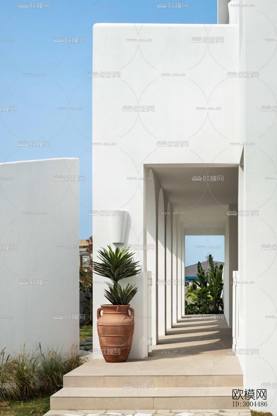 现代酒店民宿效果图下载（渲染图16）