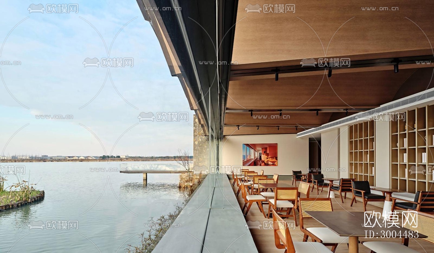 现代酒店民宿效果图下载（渲染图11）