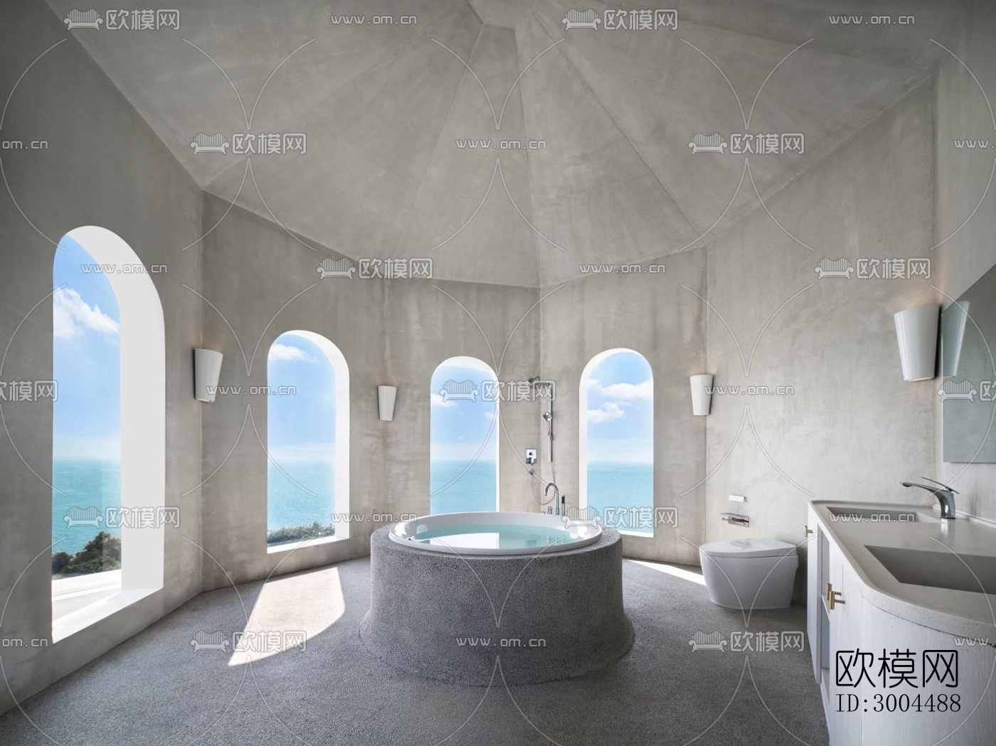 现代酒店民宿效果图下载（渲染图13）