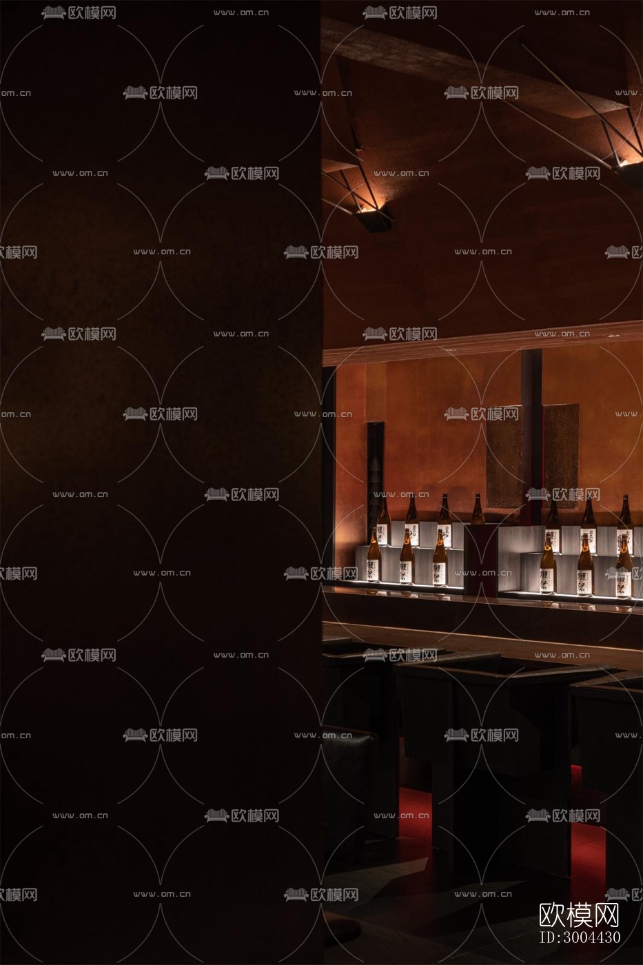 新中式中餐厅效果图下载（渲染图17）