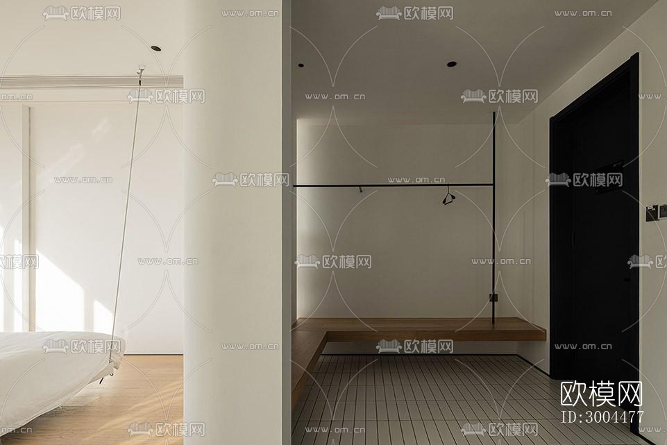 侘寂酒店民宿效果图下载（渲染图7）