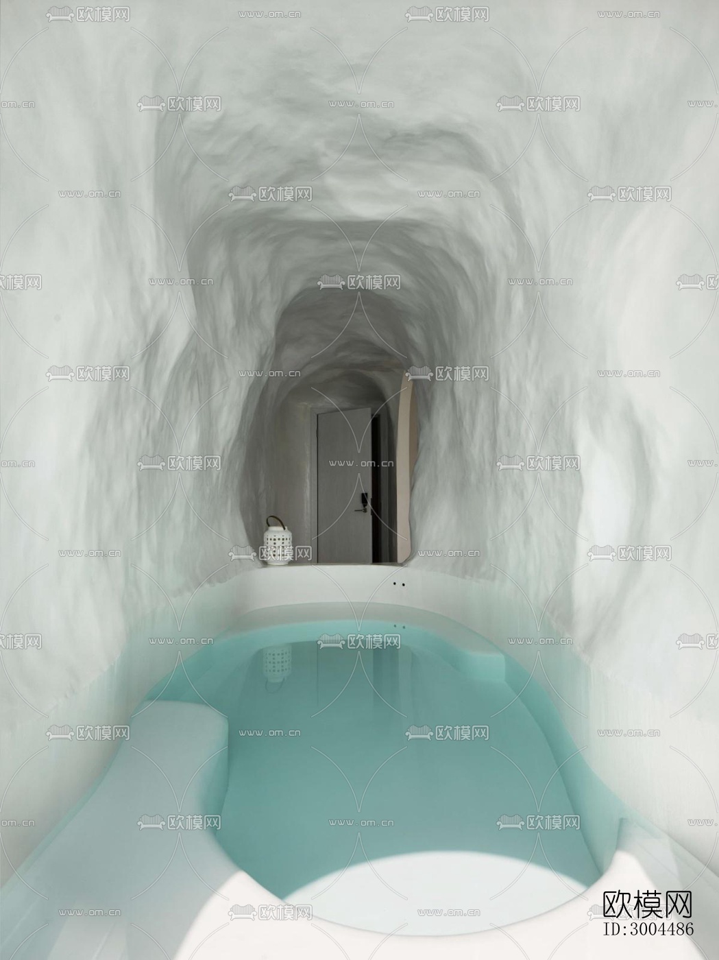 现代酒店民宿效果图下载（渲染图4）