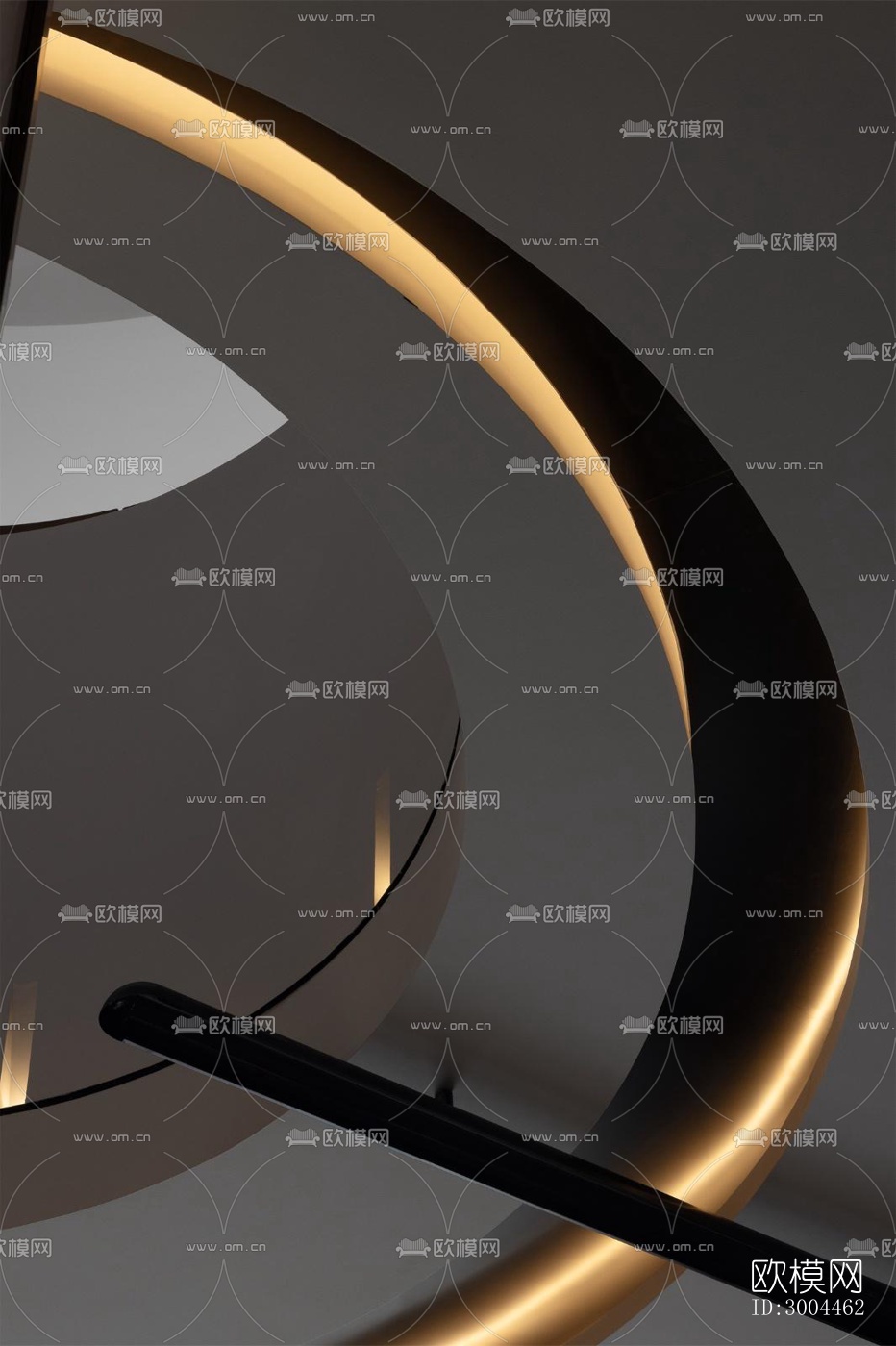 高级灰西餐厅效果图下载（渲染图18）