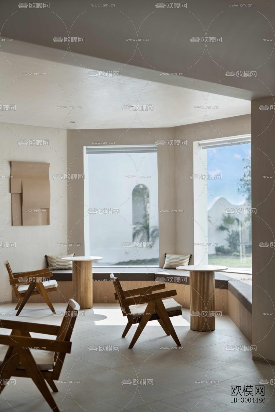 现代酒店民宿效果图下载（渲染图17）