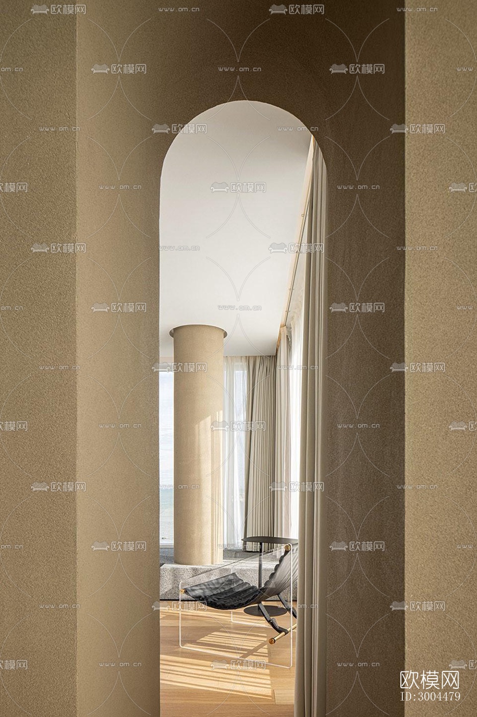 侘寂酒店民宿效果图下载（渲染图11）