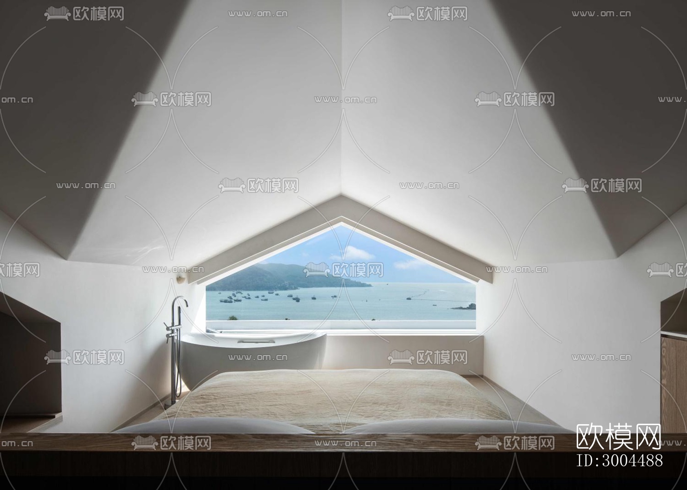 现代酒店民宿效果图下载（渲染图9）