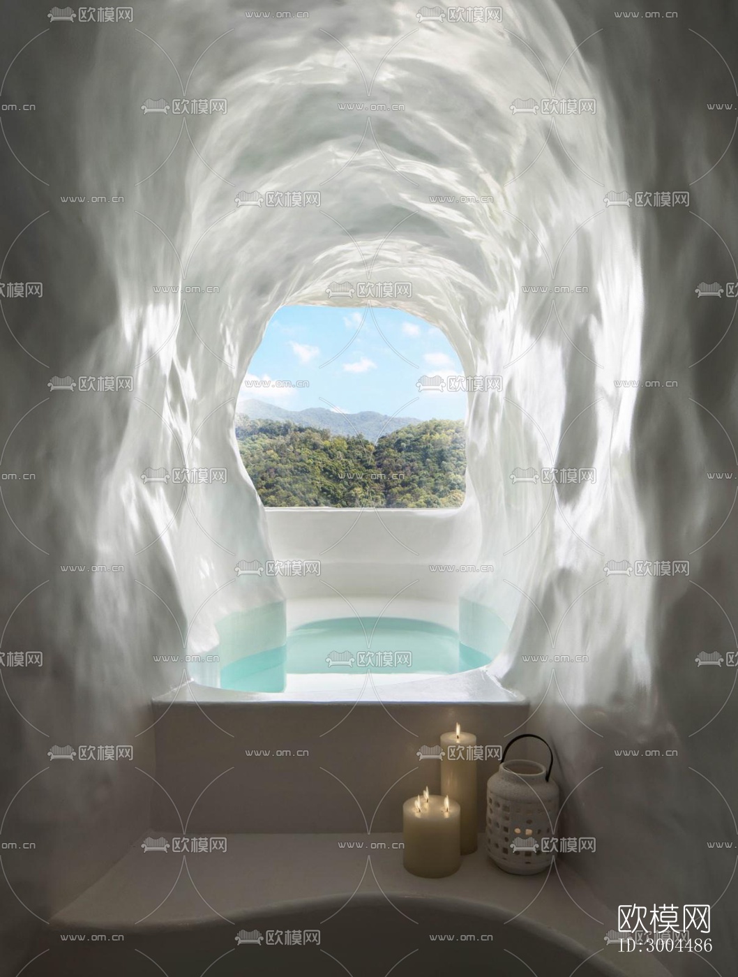 现代酒店民宿效果图下载（渲染图14）