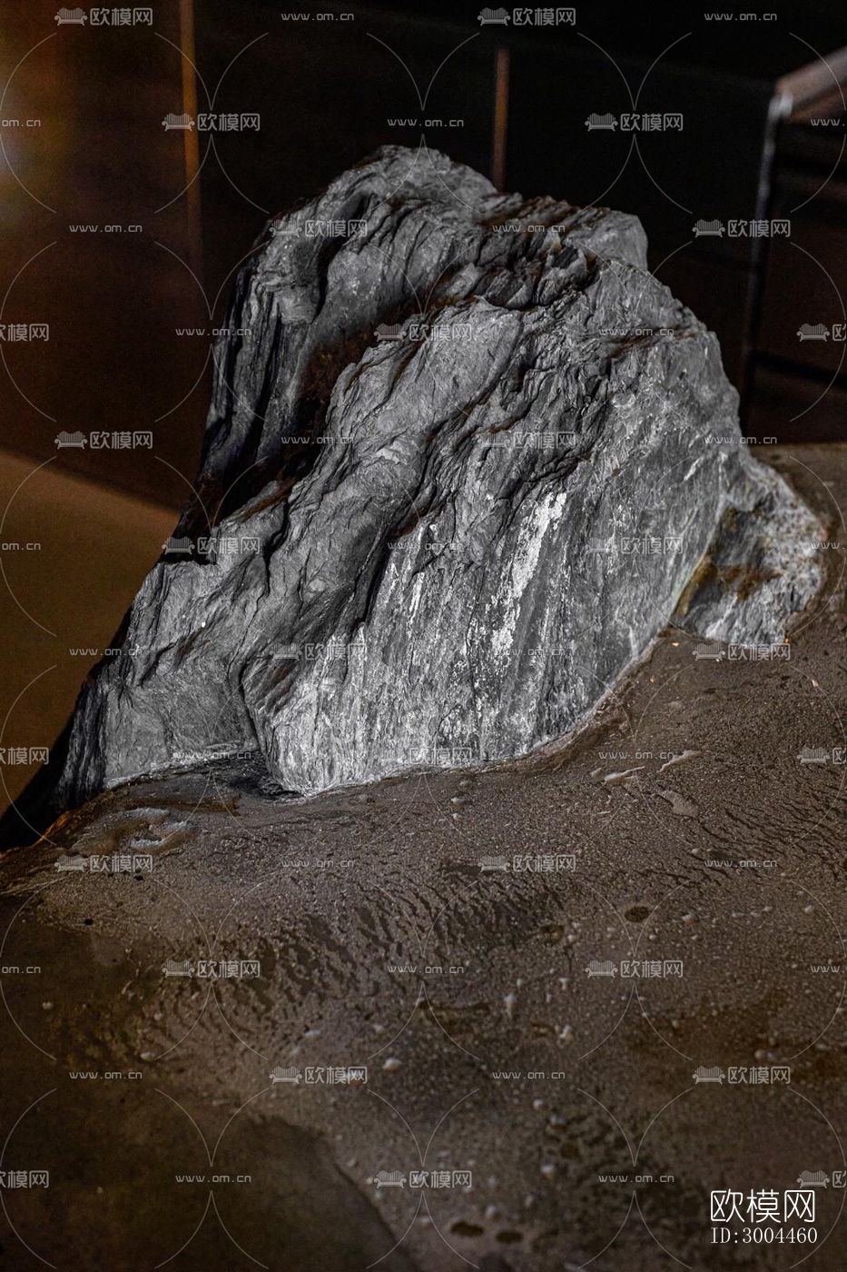 高级灰西餐厅效果图下载（渲染图2）