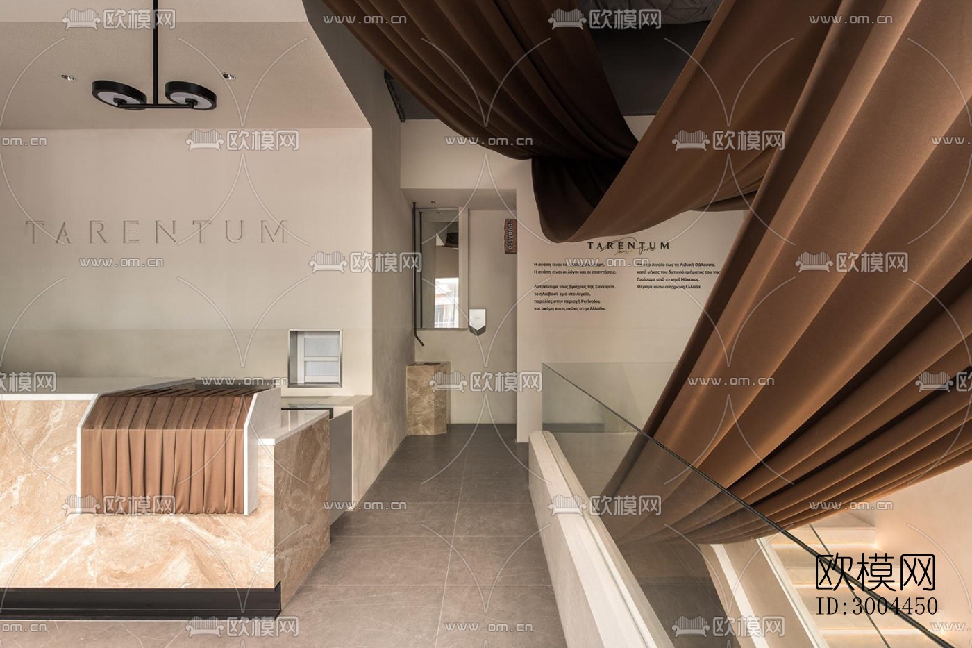 侘寂西餐厅效果图下载（渲染图9）