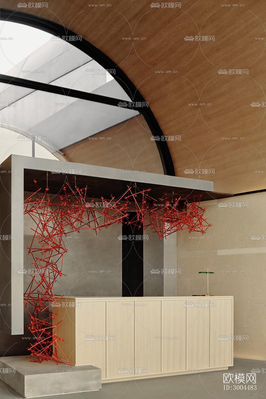 现代酒店民宿效果图下载（渲染图19）