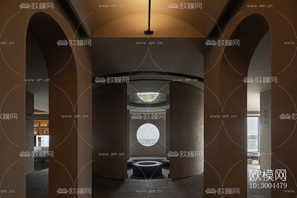 侘寂酒店民宿效果图下载（渲染图3）