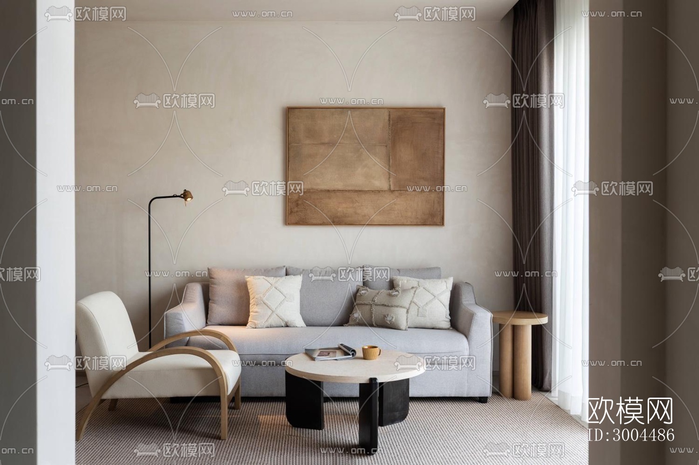 现代酒店民宿效果图下载（渲染图5）