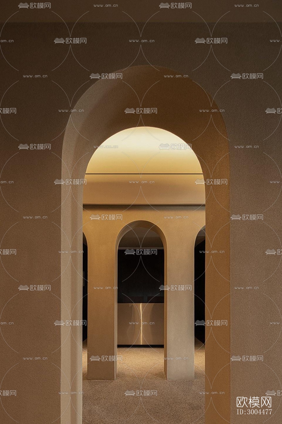 侘寂酒店民宿效果图下载（渲染图2）