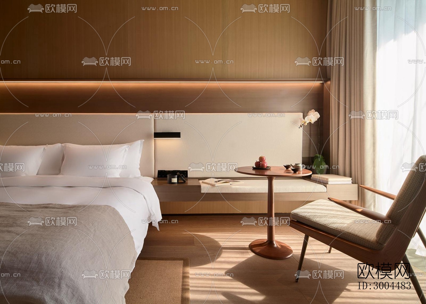 现代酒店民宿效果图下载（渲染图20）