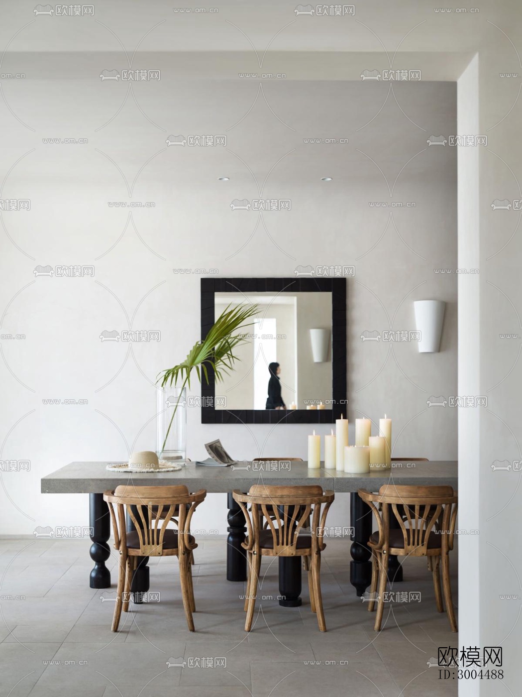 现代酒店民宿效果图下载（渲染图14）