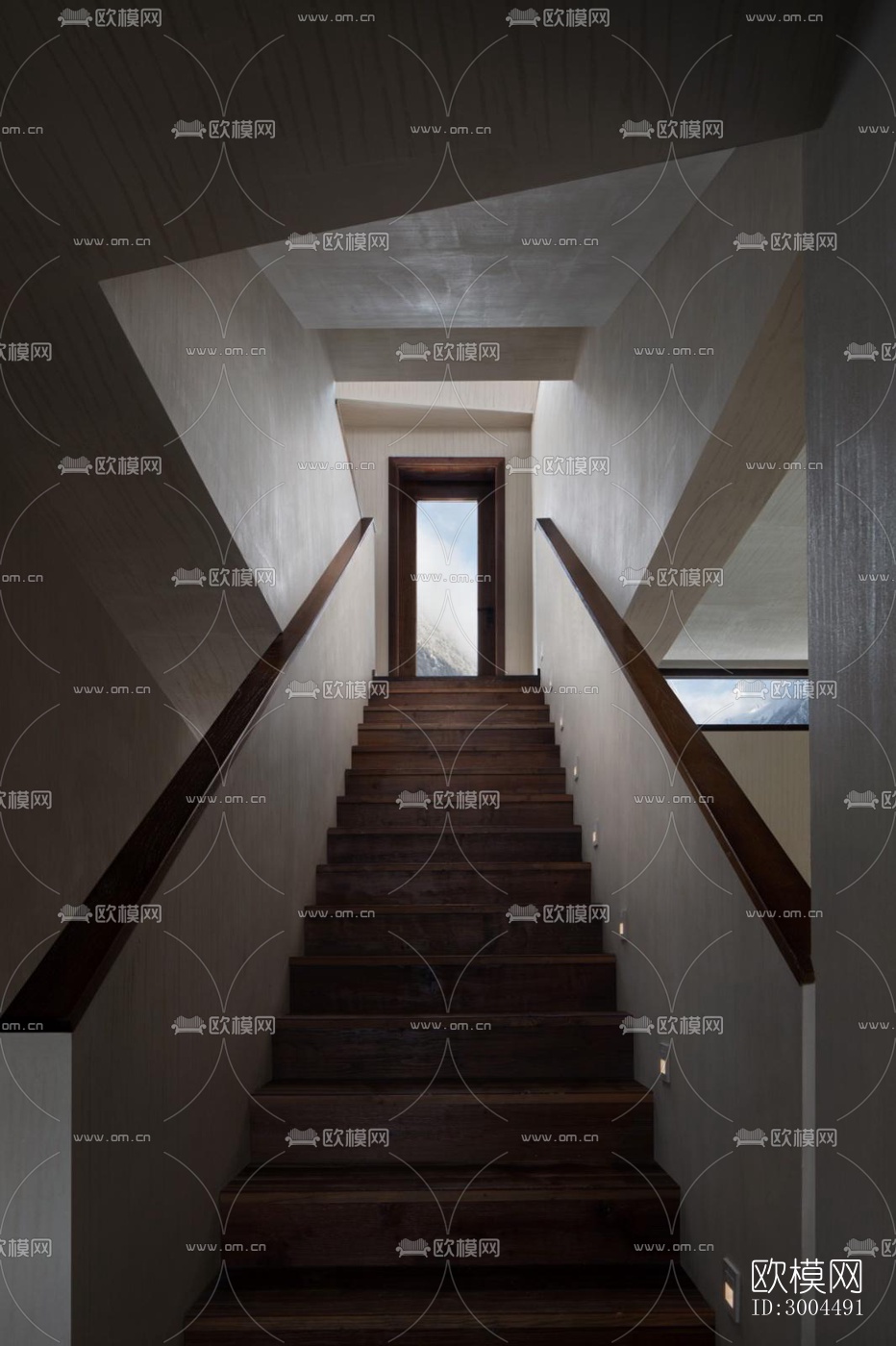 现代酒店民宿效果图下载（渲染图11）