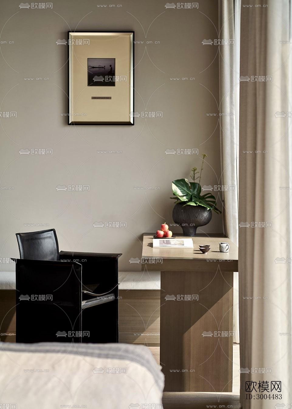 现代酒店民宿效果图下载（渲染图15）