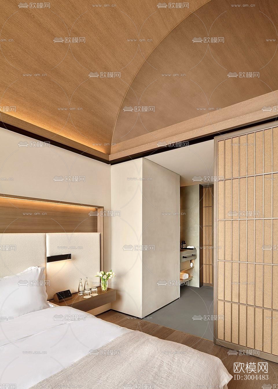 现代酒店民宿效果图下载（渲染图8）