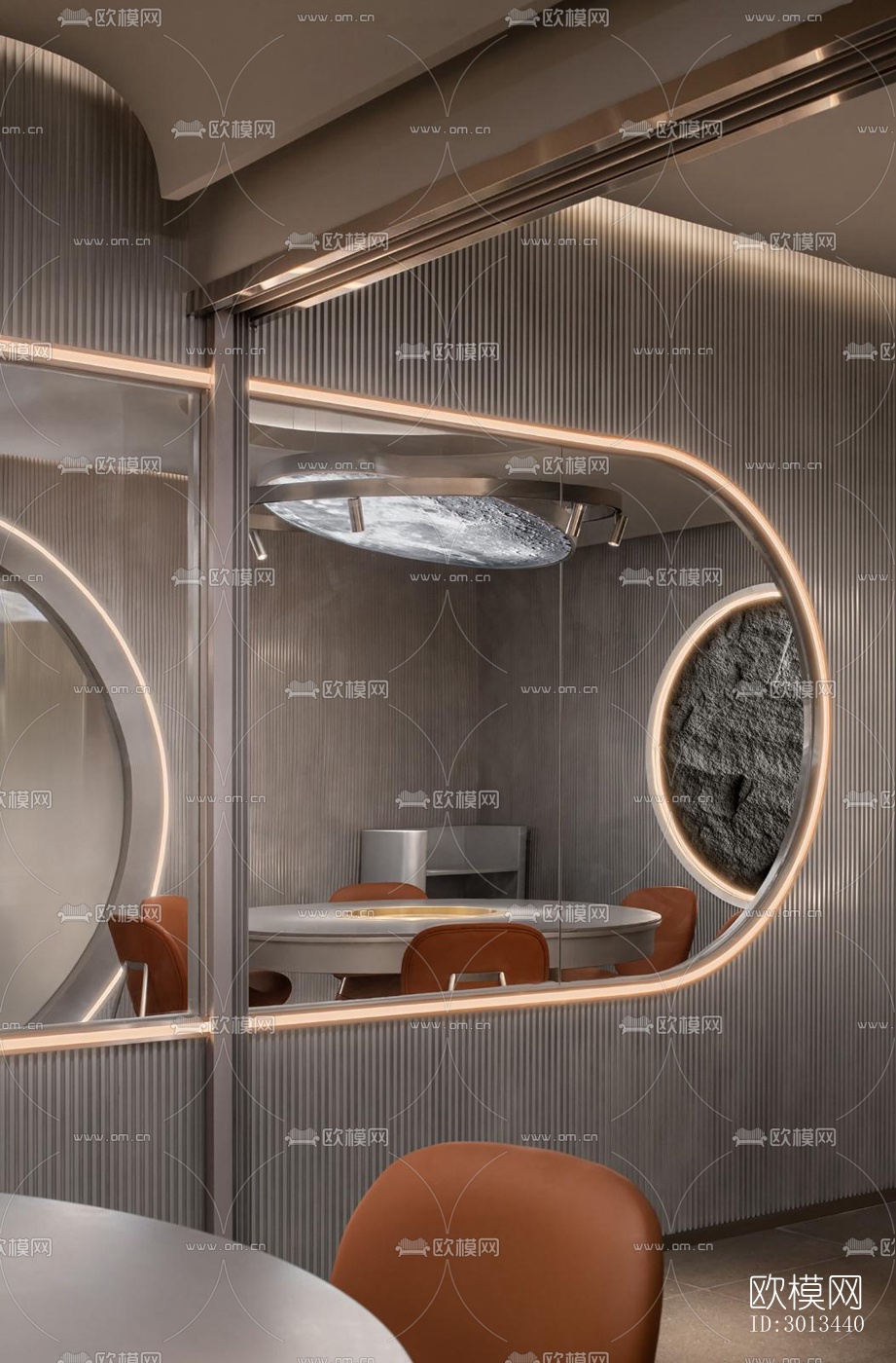 现代火锅烤肉效果图下载（渲染图10）