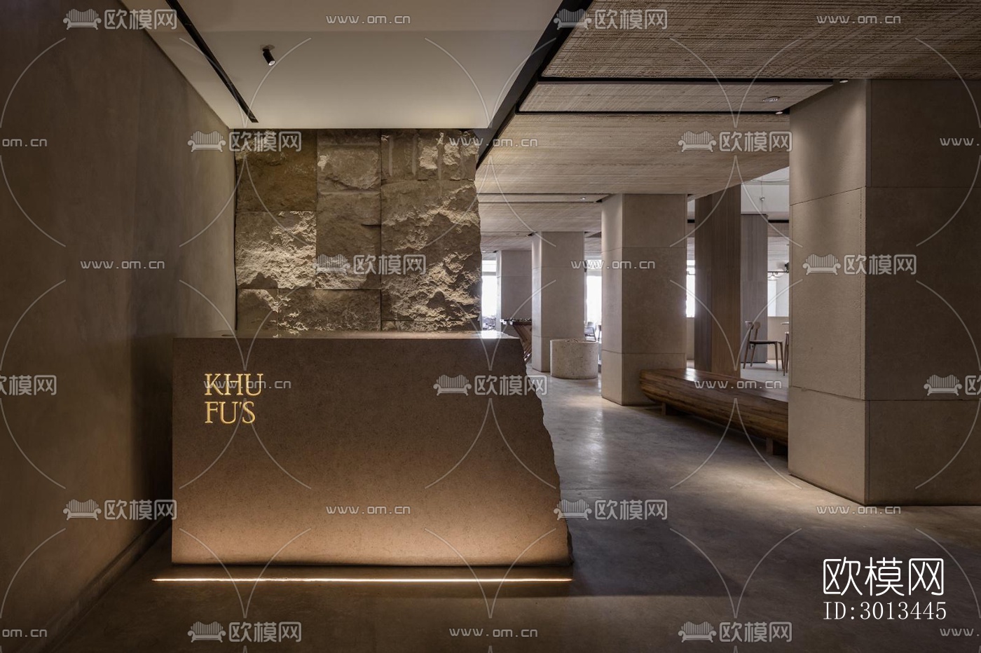 侘寂西餐厅效果图下载（渲染图13）