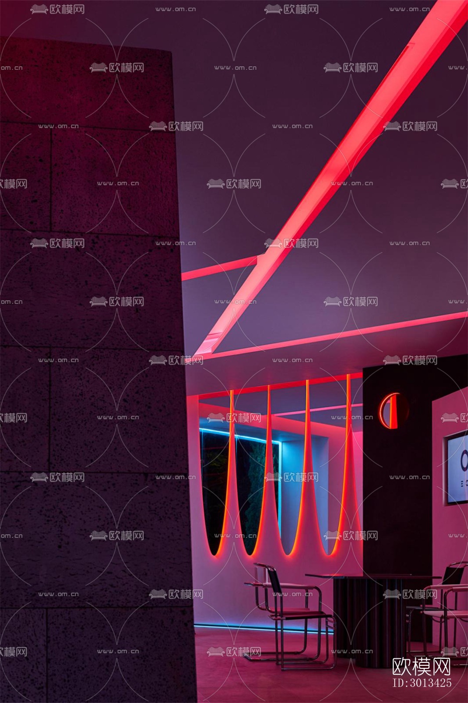 工业风咖啡奶茶效果图下载（渲染图1）