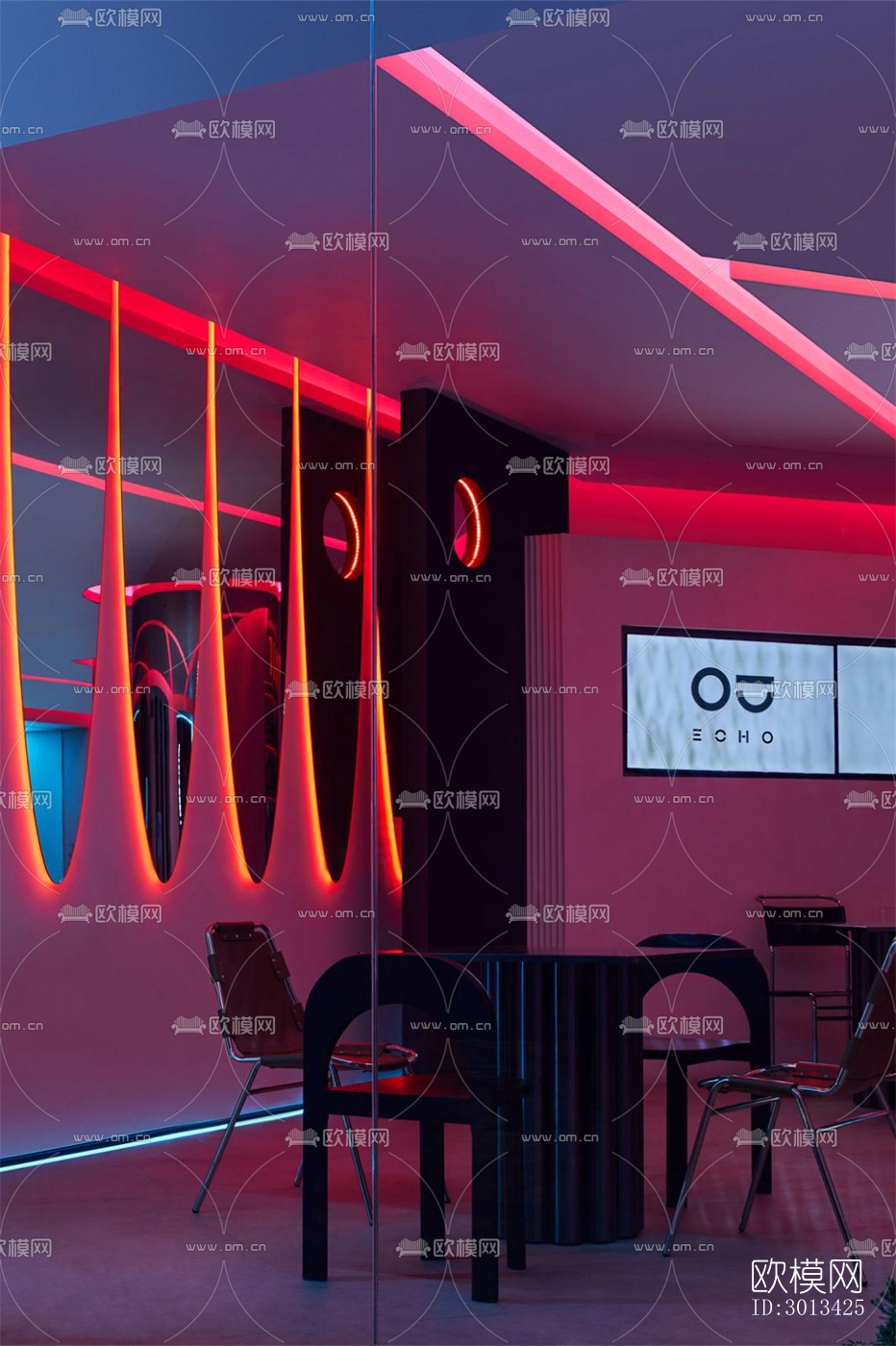 工业风咖啡奶茶效果图下载（渲染图3）