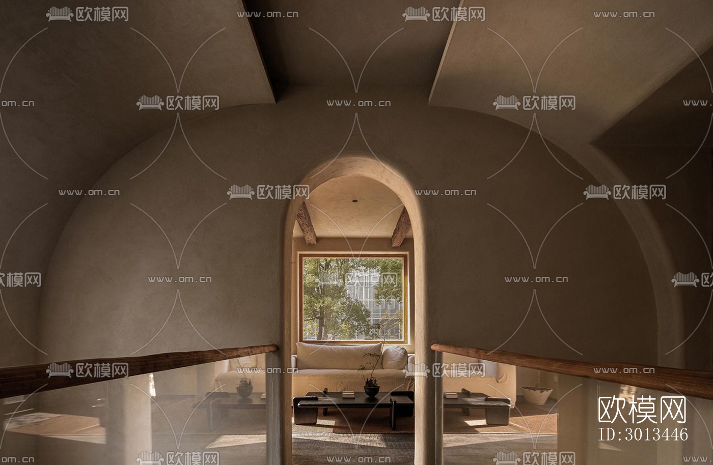 侘寂西餐厅效果图下载（渲染图11）