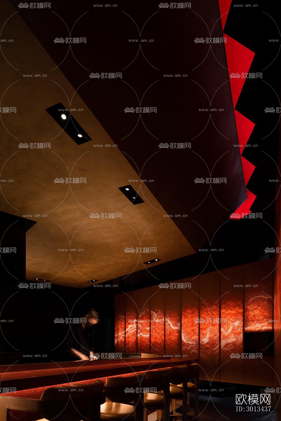 日式日韩料理效果图下载（渲染图5）