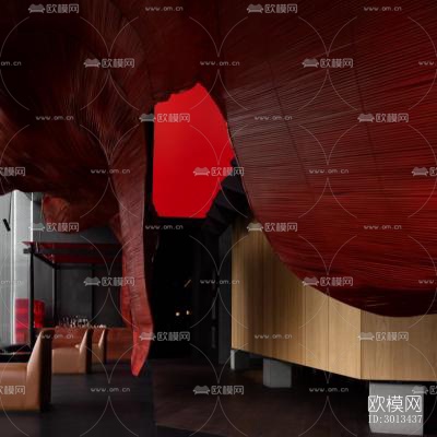 日式日韩料理效果图下载（渲染图1）