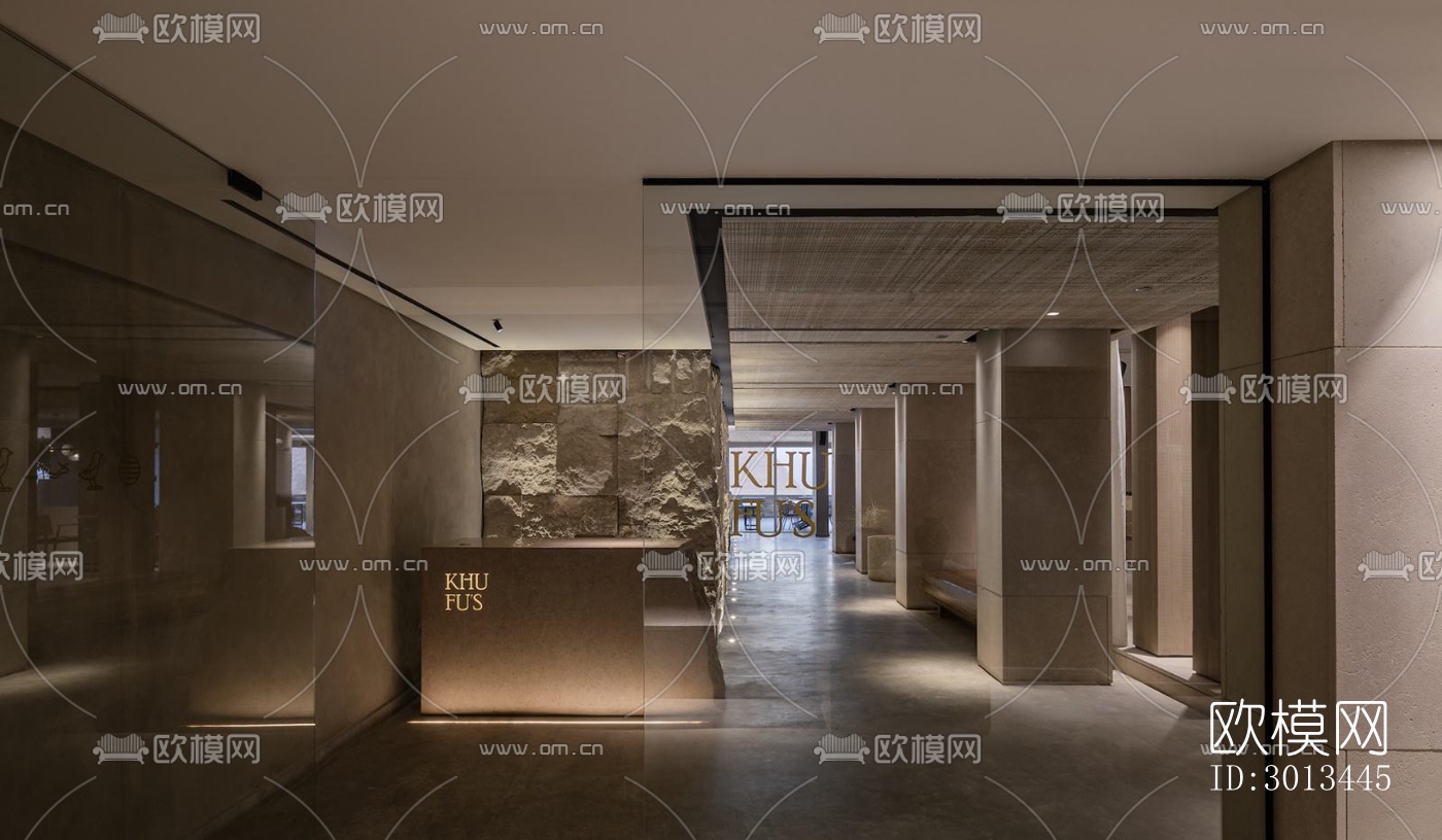 侘寂西餐厅效果图下载（渲染图14）