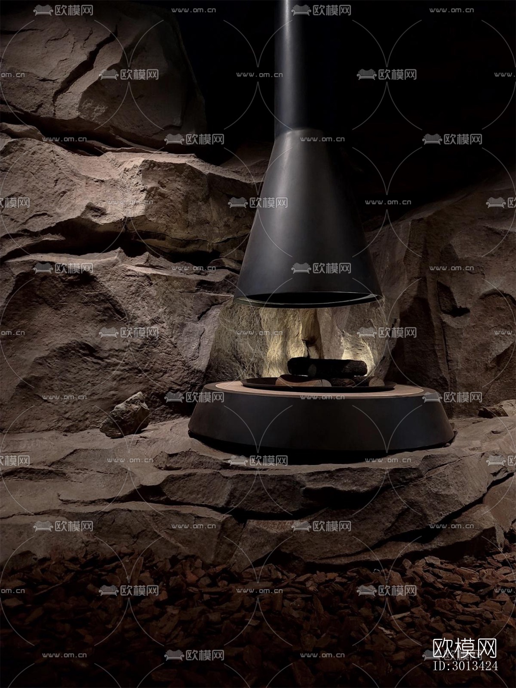 侘寂咖啡奶茶效果图下载（渲染图11）