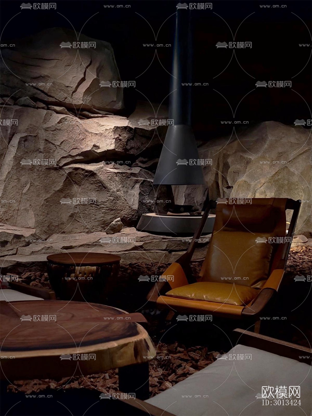 侘寂咖啡奶茶效果图下载（渲染图17）