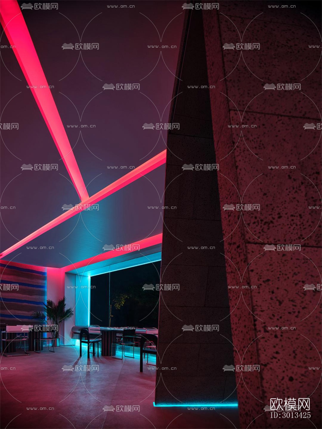 工业风咖啡奶茶效果图下载（渲染图4）