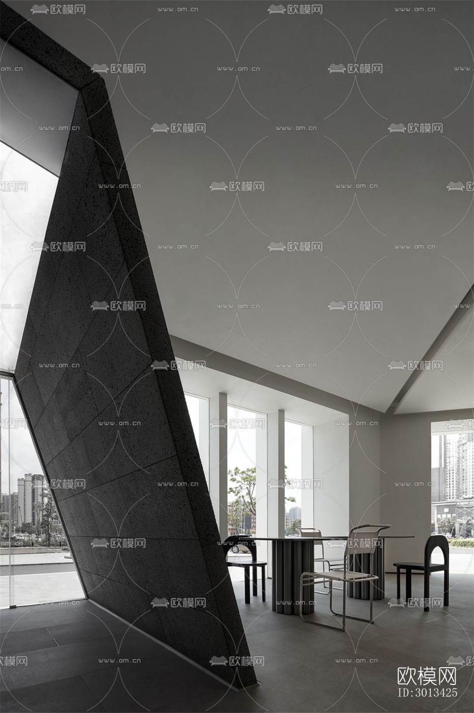 工业风咖啡奶茶效果图下载（渲染图13）