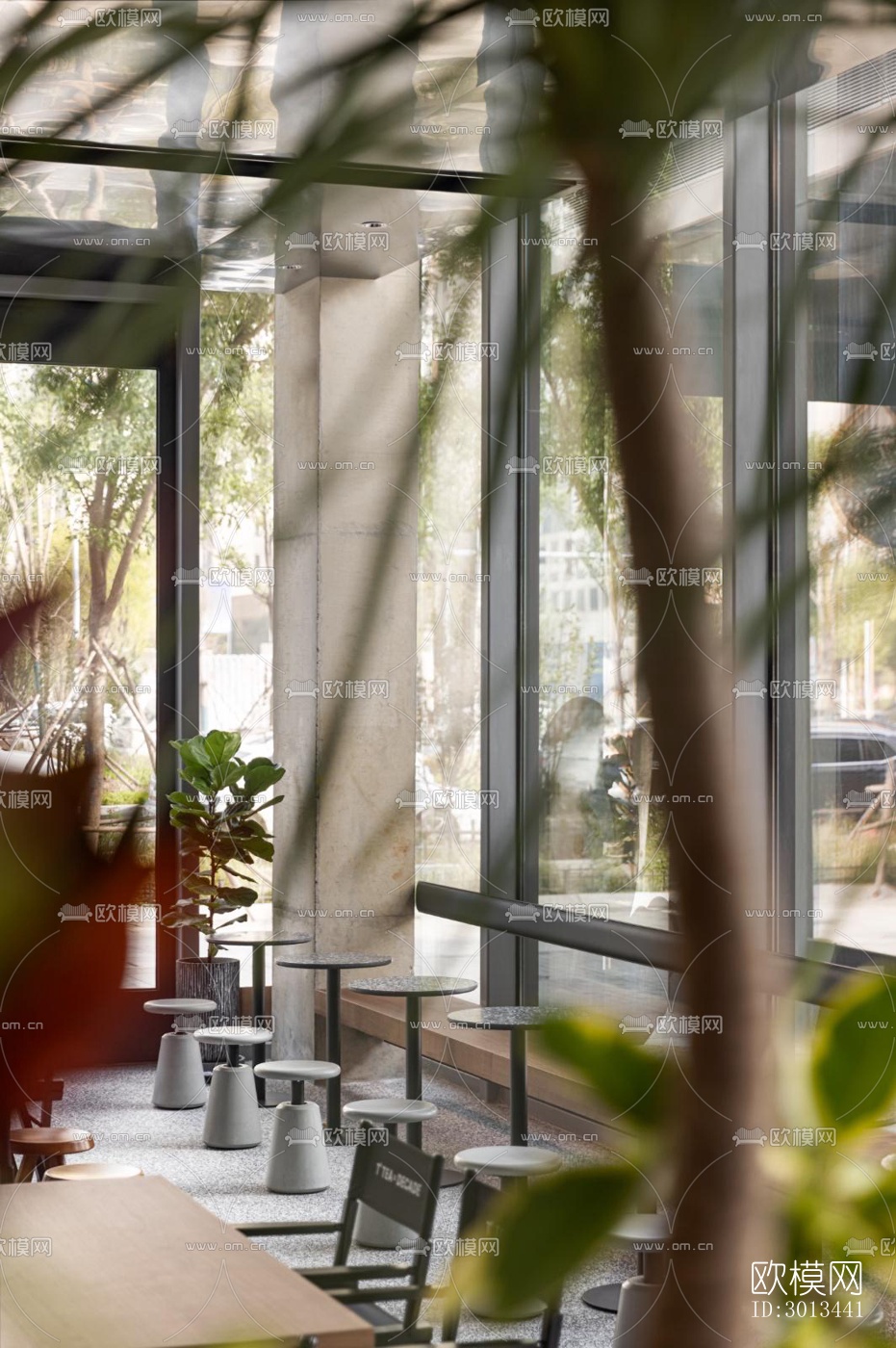 工业风茶馆效果图下载（渲染图13）