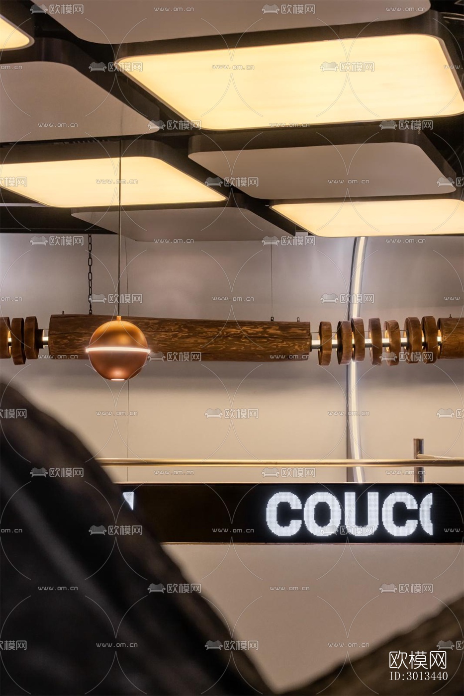 现代火锅烤肉效果图下载（渲染图4）