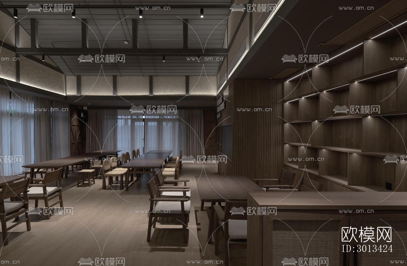 侘寂咖啡奶茶效果图下载（渲染图8）