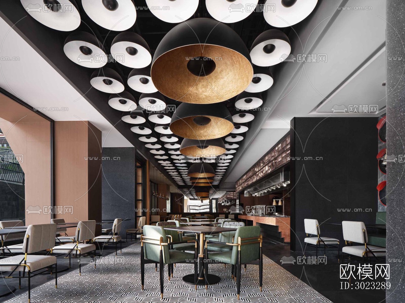 现代酒店民宿效果图下载（渲染图8）