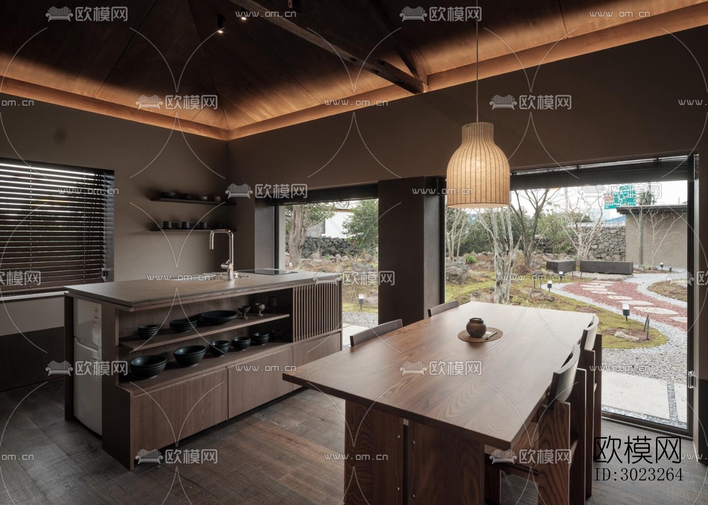 侘寂酒店民宿效果图下载（渲染图8）