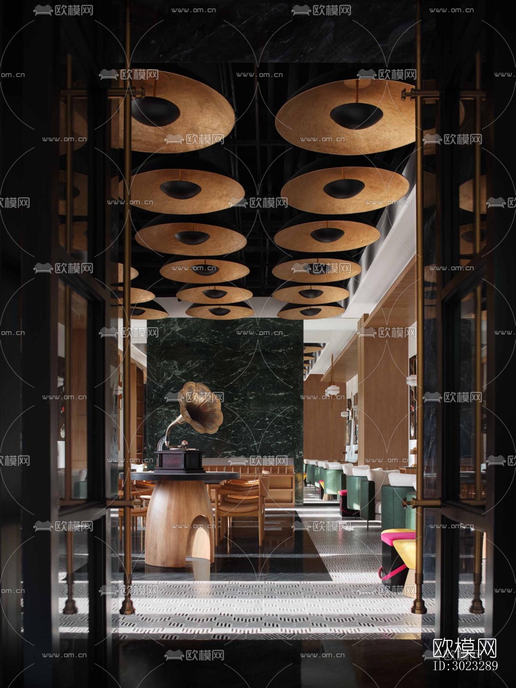 现代酒店民宿效果图下载（渲染图20）