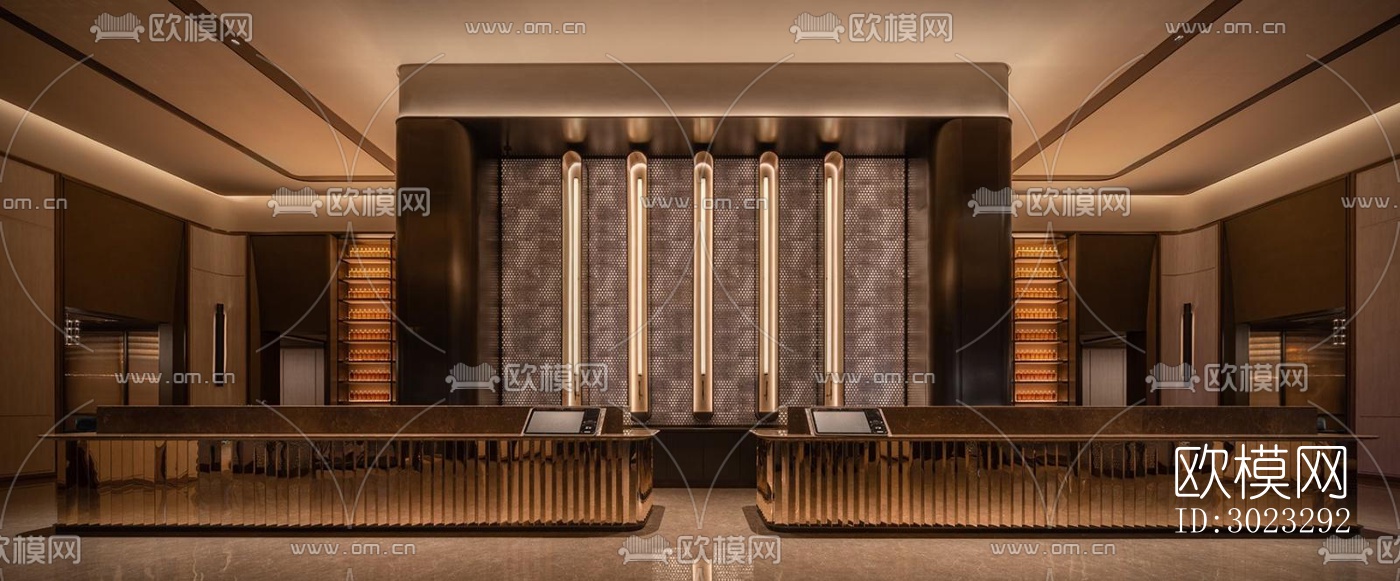 现代酒店民宿效果图下载（渲染图10）