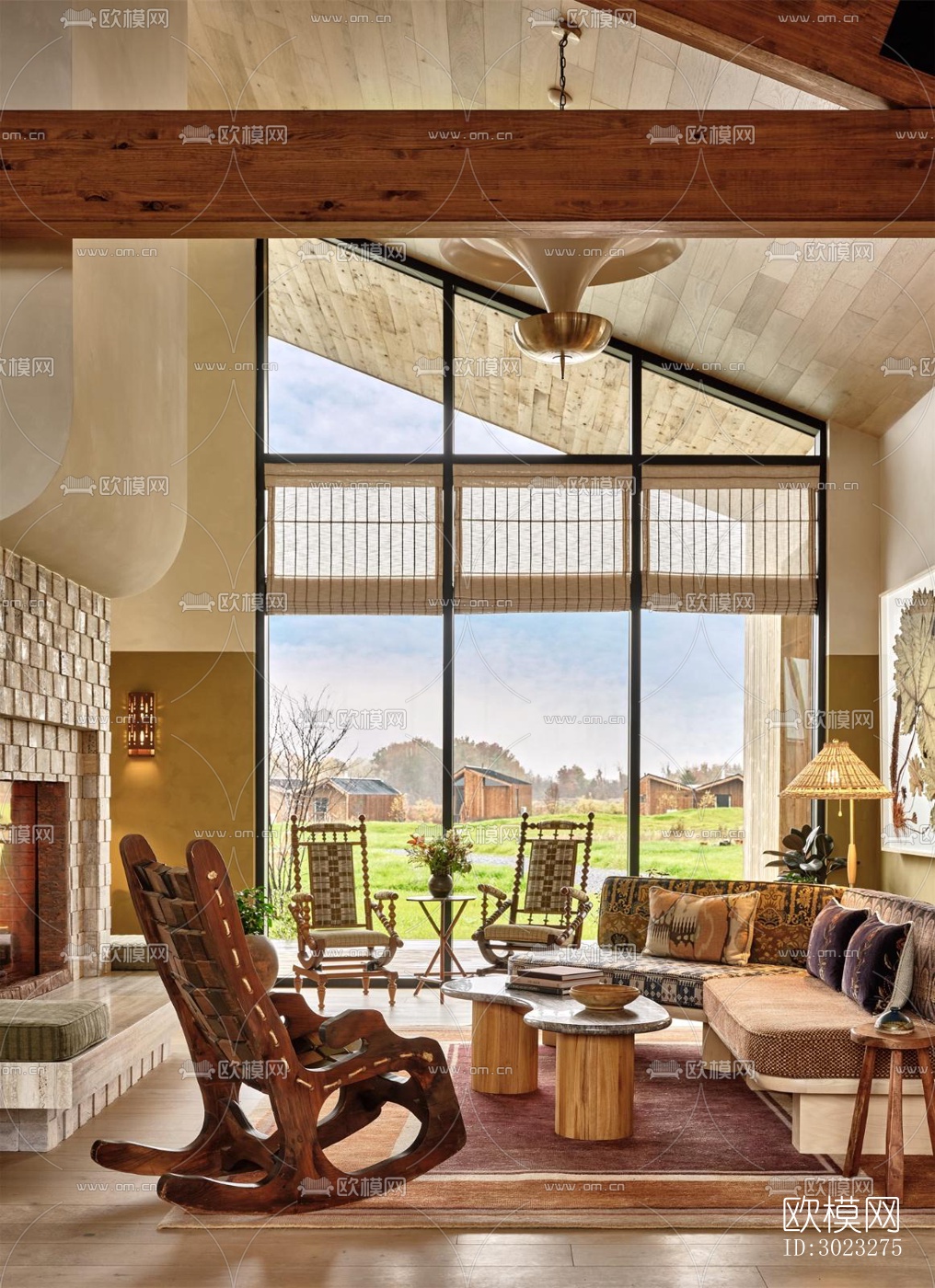 北欧酒店民宿效果图下载（渲染图10）