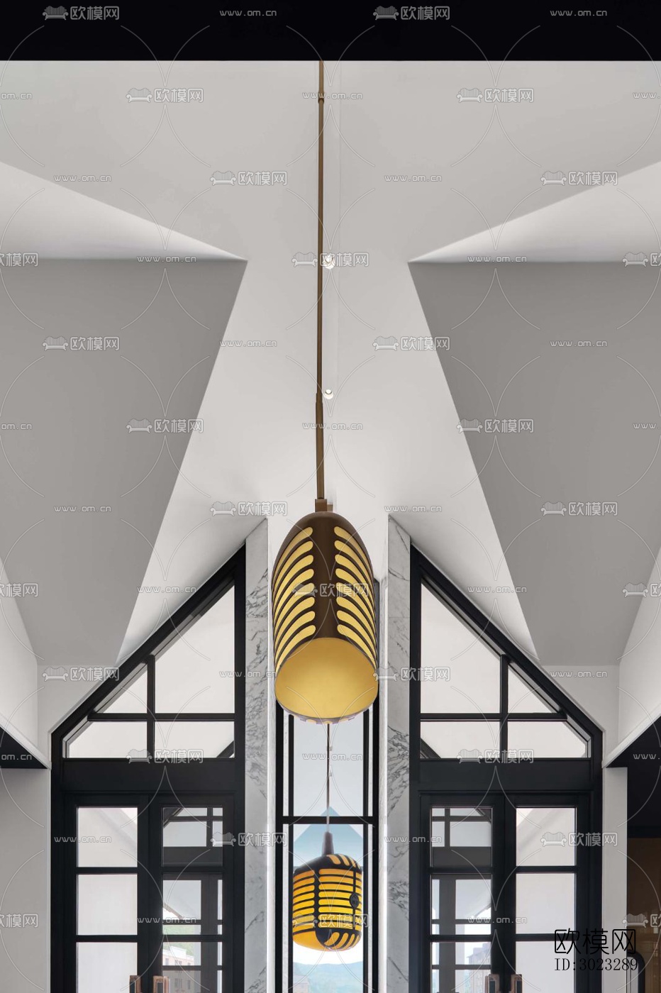 现代酒店民宿效果图下载（渲染图6）