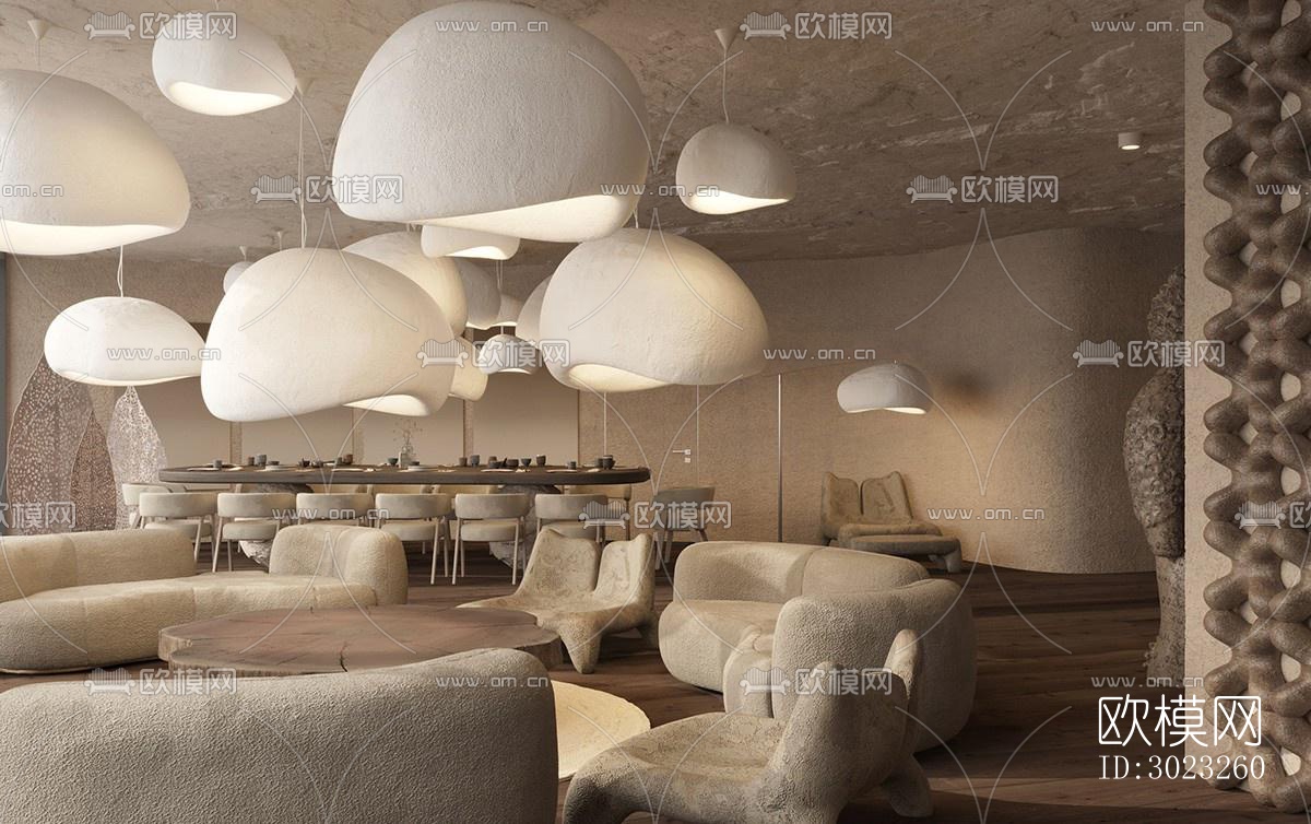 侘寂酒店民宿效果图下载（渲染图6）