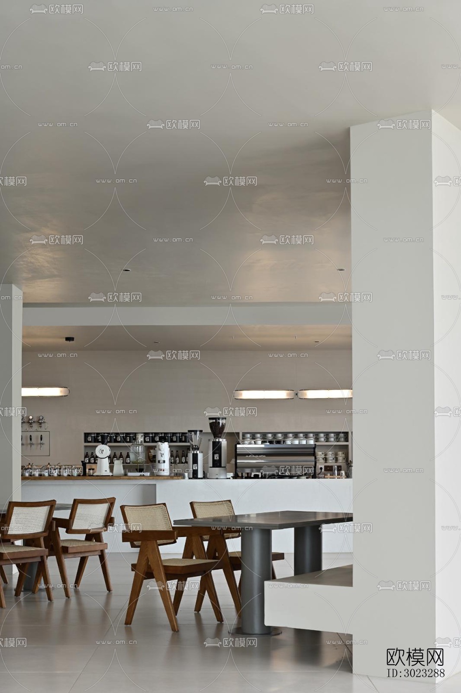 现代酒店民宿效果图下载（渲染图12）