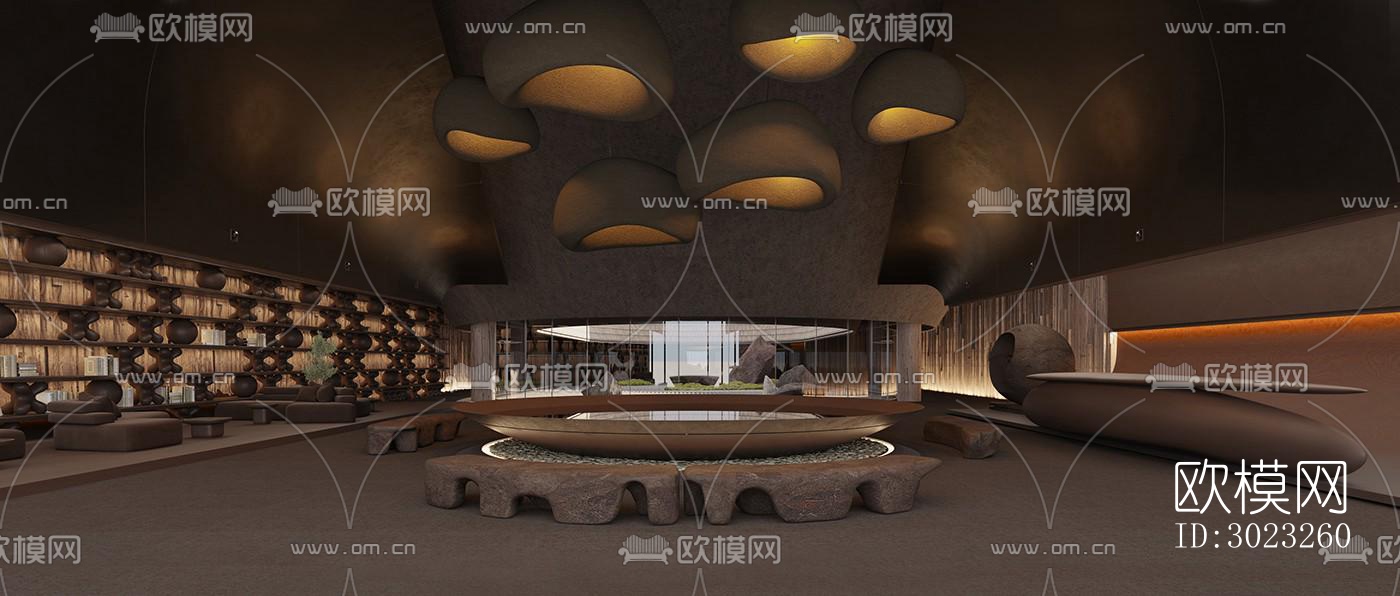 侘寂酒店民宿效果图下载（渲染图11）